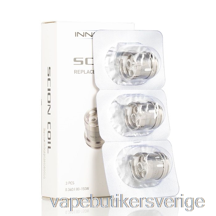 Vape Sverige Innokin Scion Plexus Utbytesspolar 0,36ohm Scion Quad Coils